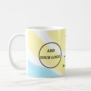 Mug Simple minimum q r code ajouter logo code d'analys