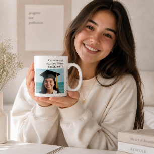 Mug Simple photo moderne de diplômé