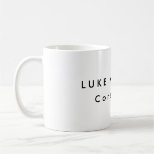 Mug Simple Plat tendance Blanc Professionnel Créatif