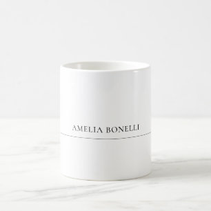 Mug Simple professionnel minimaliste classique