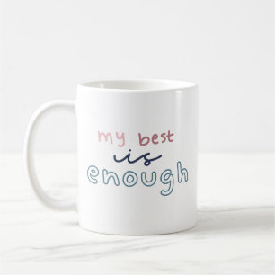 Mug Simple Rappel Message Joueur Pink Navy Turquoise