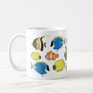 Mug Simple tendance Tropical Poisson Océan Minimaliste