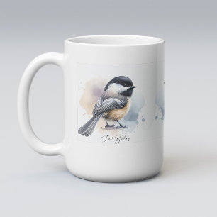 Mug Simplement Birding Black Casquette Chickadee