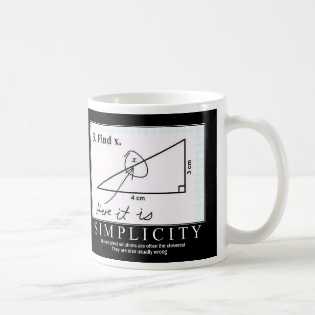 Mug Simplicité : (Droite)