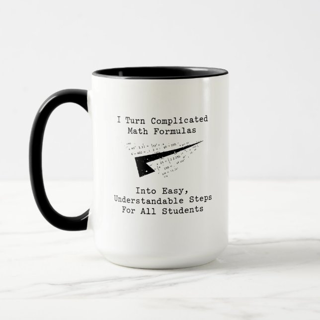 Mug Simplifier les formules mathématiques : étapes fac (Gauche)