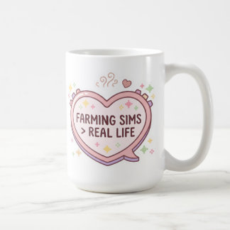Mug Sims d'agriculture plus grands que la console de c