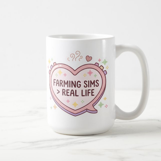 Mug Sims d'agriculture plus grands que la console de c (Droite)