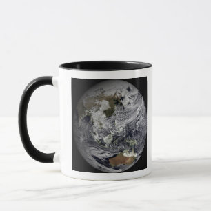 Mug Simulation nuageuse de la Terre entière