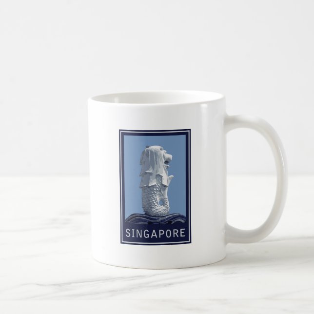 Mug Singapour Merlion (Droite)