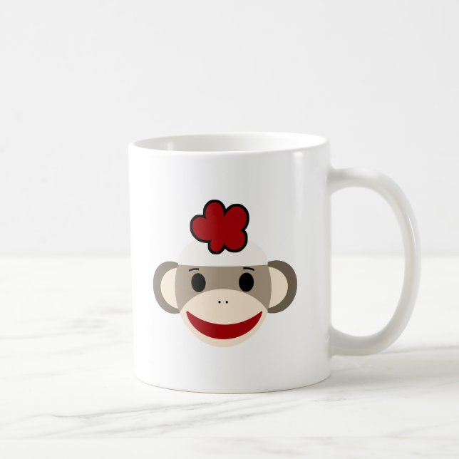 Mug singe de chaussette (Droite)