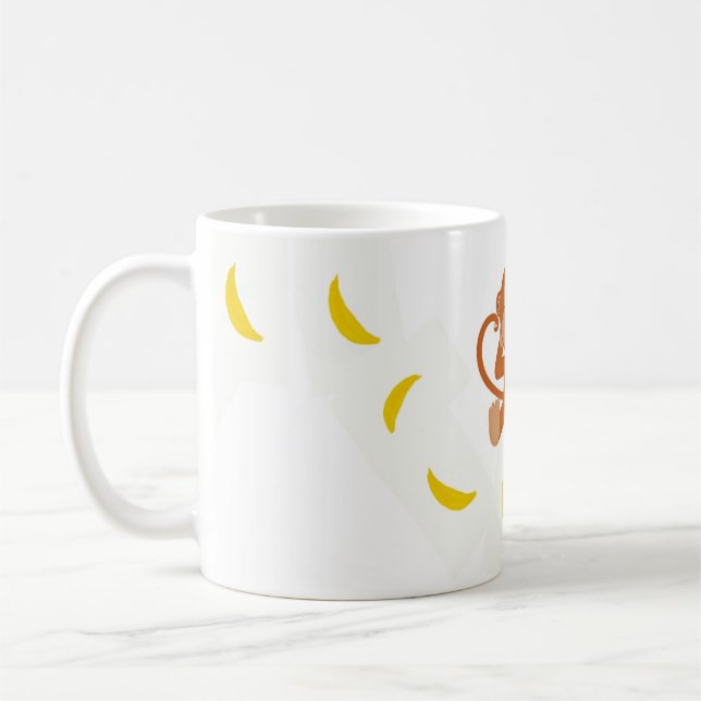 Mug Singe et bananes (Gauche)