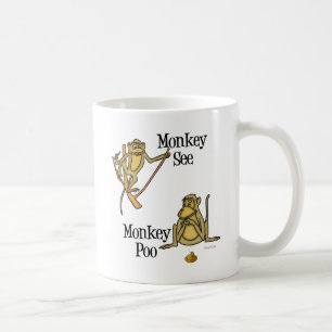 Mug Singe Voir Singe Pot