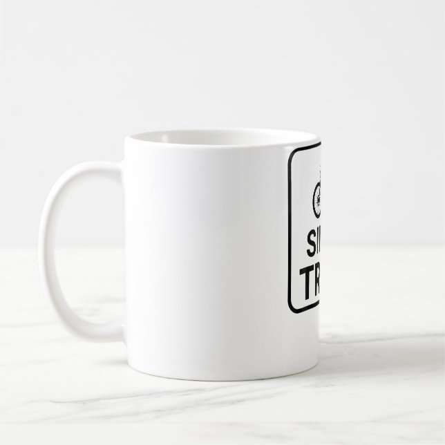 Mug Single Track Bunny Hop Mountain Bike Mtb Moto Down (Gauche)
