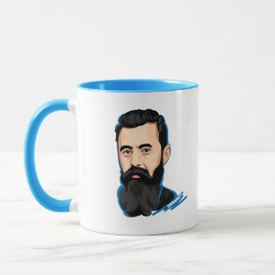 Mug Sionisme politique de SABABA™ Theodor Herzl Isra