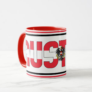 Mug Sippin' avec l'Autriche café patriotique
