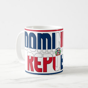 Mug Sippin' avec le patriotique de la République Domin