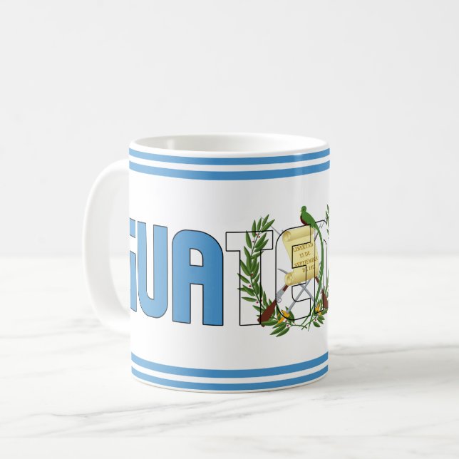 Mug "Sippin' with Guatemala" Café patriotique (Devant gauche)
