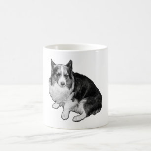 Mug Sips De Corgi À Point Lune