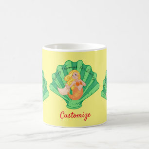 Mug Sirène de coquille de saint Jacques Thunder_Cove