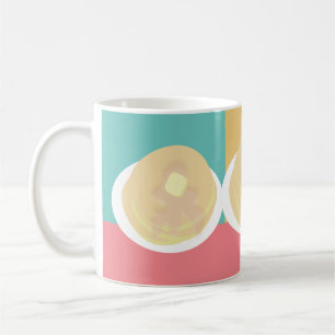 Mug Sirop de crêpes qui coule Coloré Rose Sarcelle  