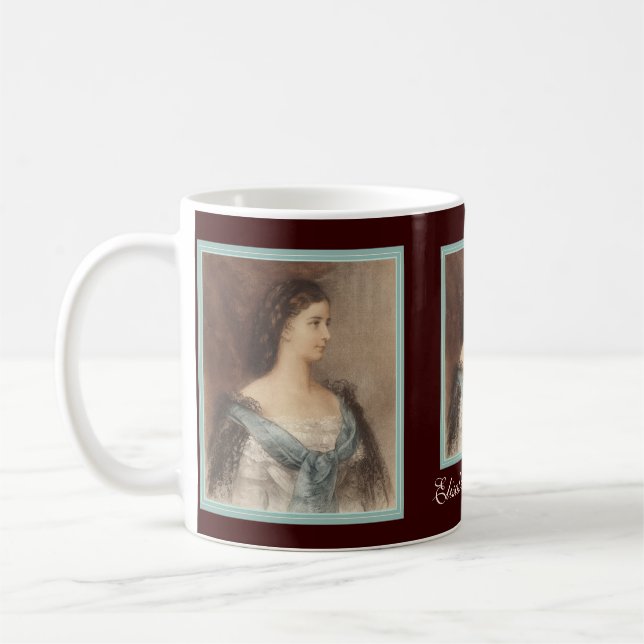 Mug Sisi - Elisabeth de la Bavière - impératrice de (Gauche)