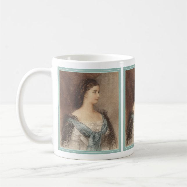 Mug Sisi - Elisabeth de la Bavière - impératrice de (Gauche)