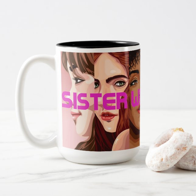 Mug (Sister Wives Power) (With Donut)