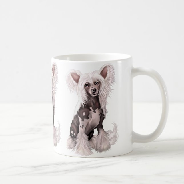 Mug Sit sans cheveux à cris chinois (Droite)