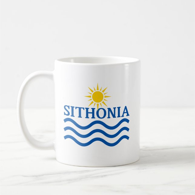 Mug SITHONIE Vagues Grèce-Soleil (Gauche)