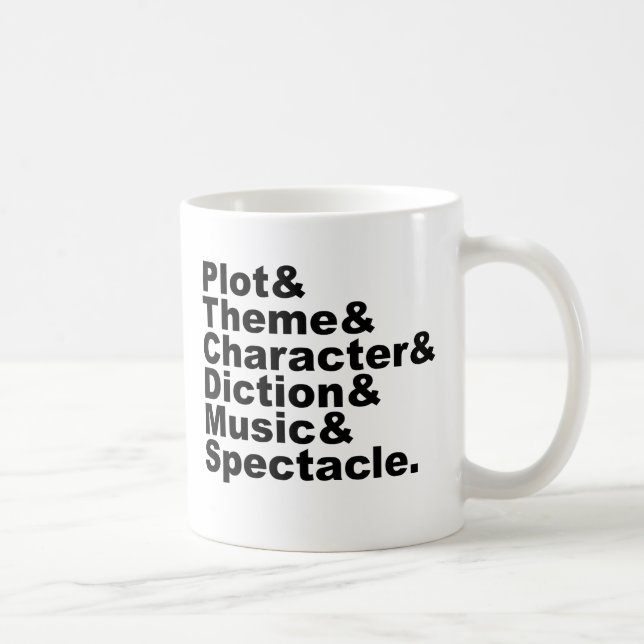 Mug Six éléments de poétique et de drame par Aristote (Droite)