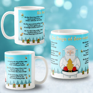 Mug Six Jours de Bee-Mas Joyeux Noël à une Incroyable