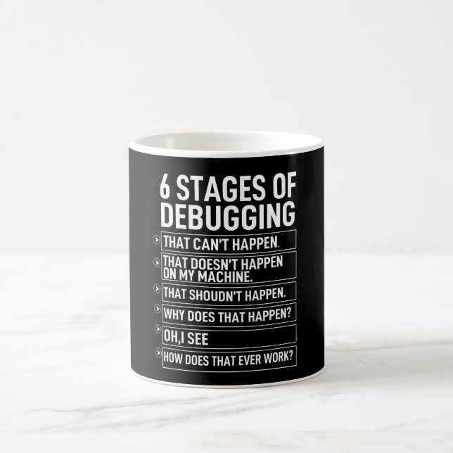 Mug Six Niveaux De Dépannage (Centre)