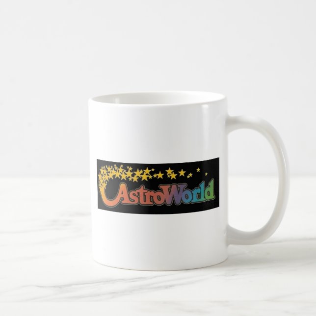 Mug Six parcs d'attractions d'Astroworld de drapeaux (Droite)