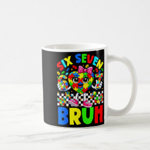 Mug Six sept bruh 6 7 puzzle cœur 67 sensibilisation à