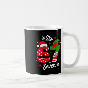 Mug Six Seven 67 Mème 6 7 Santa Noël Pyjama Enfants