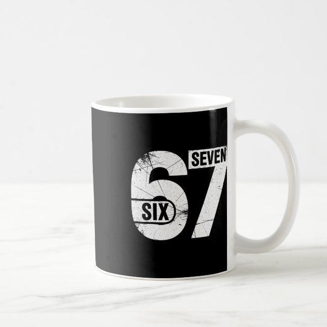 Mug Six Seven 67 Mème drôle  (Droite)
