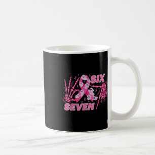 Mug Six Seven 67 Mème Drôle Squelette Cancer du Sein A