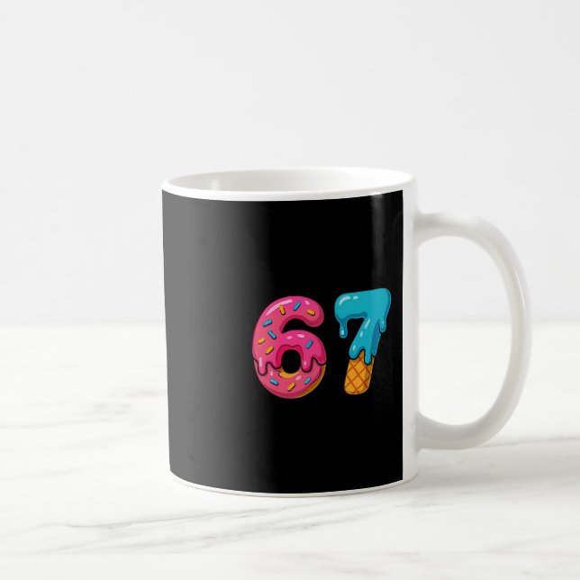 Mug Six Seven Ice Cream Drip Meme 67 Sport Funny Trend (Droite)