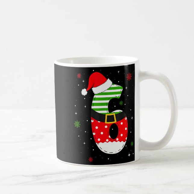 Mug Six Seven Matching 67 Christmas Santa Hat Meme Gen (Droite)