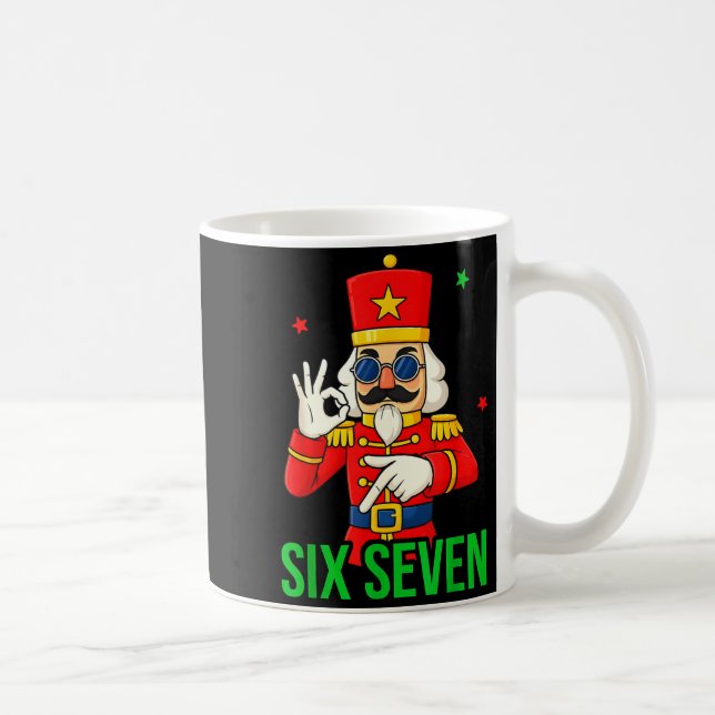 Mug Six Seven Meme Funny Holiday Toy Soldier  (Droite)
