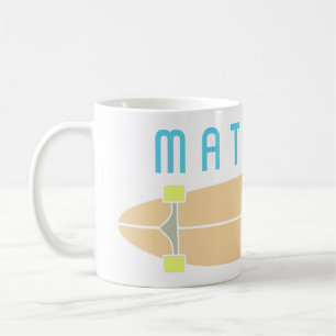 Mug Skate de planche à roulettes personnalisé