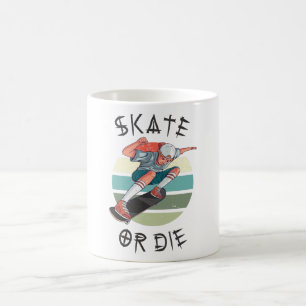 Mug Skate ou die Skateboarder Garçon