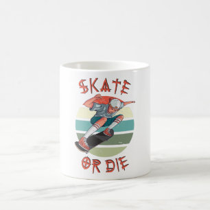 Mug Skate ou die Skateboarder Garçon