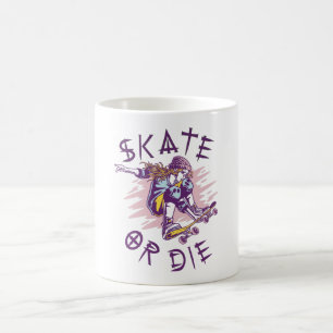 Mug Skate ou die Skateboarder Girl