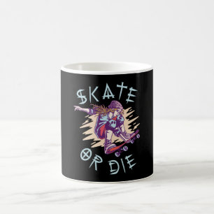 Mug Skate ou meurs Skateboardeuse