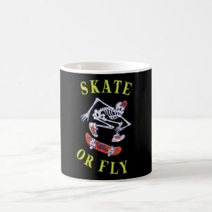 Mug Skate ou volez Skeleton Skateboarder