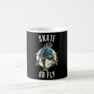 Mug Skate ou volez Skeleton Skateboarder