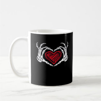 Mug Skeleton des mains du coeur