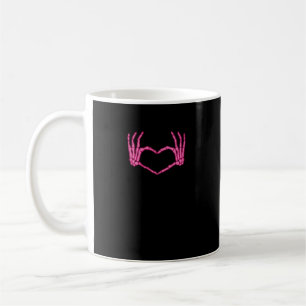 Mug Skeleton Heart Hands Classic
