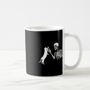 Mug Skeleton Main Jouer Chat Drôle Costume Halloween